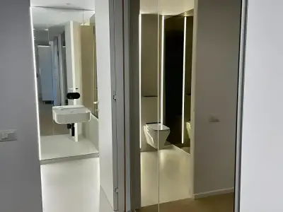 Baie moderna in apartament de inchiriere Sector 6 Bucuresti